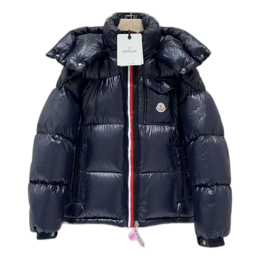 Moncler Montbeliard Hooded Puffer Jacket – Navy | Premium Down