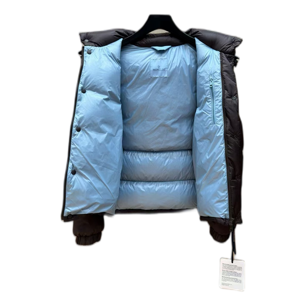 Moncler Oversized Chest-Badge Hooded Puffer Jacket | Bold Fit | Premium Down