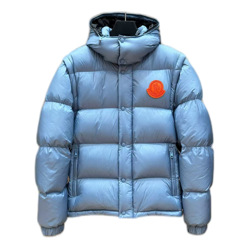 Moncler Oversized Chest-Badge Hooded Puffer Jacket | Bold Fit | Premium Down