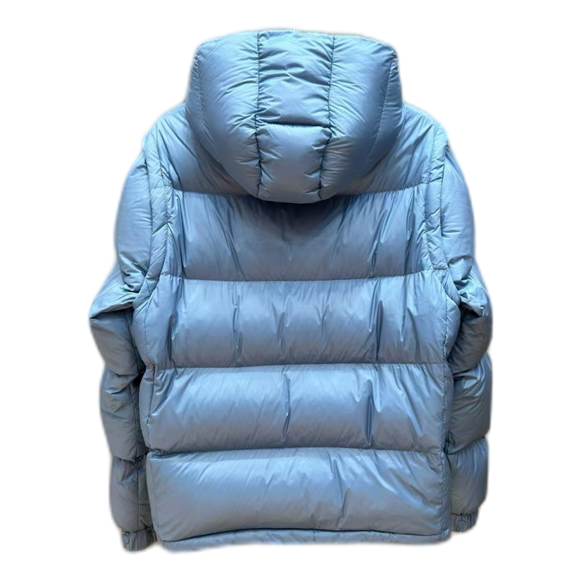 Moncler Oversized Chest-Badge Hooded Puffer Jacket | Bold Fit | Premium Down