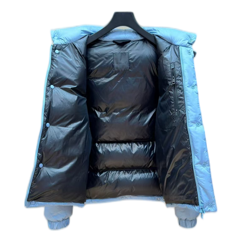 Moncler Oversized Chest-Badge Hooded Puffer Jacket | Bold Fit | Premium Down