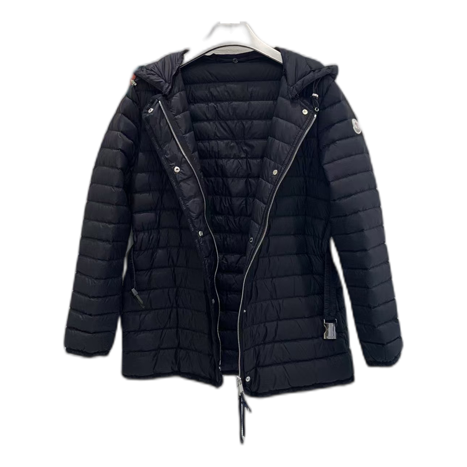 Moncler Oredon Belted Hooded Puffer Jacket – Black | Premium Down