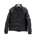 Moncler Maya Matte Hooded Puffer Jacket – Black | Iconic Style