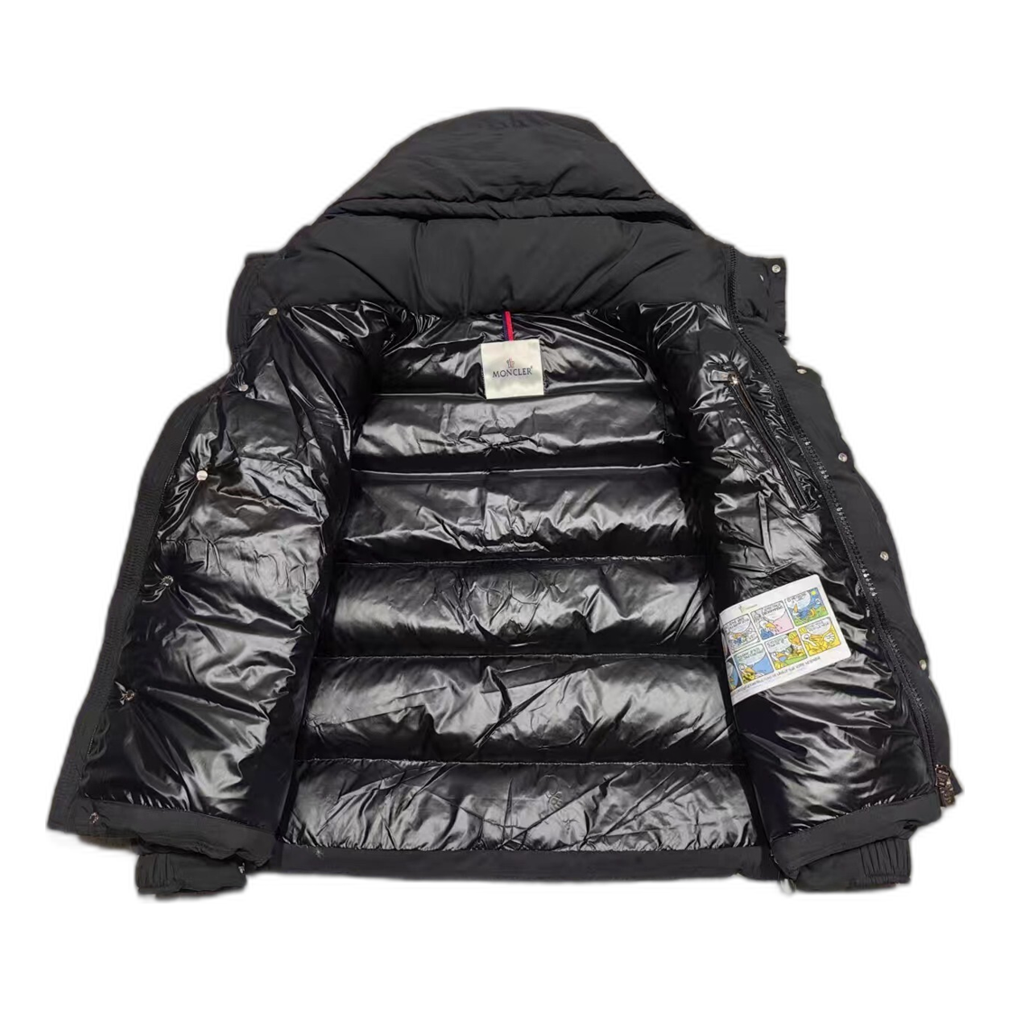 Moncler Maya Matte Hooded Puffer Jacket – Black | Iconic Style