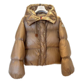 Moncler Borey Hooded Down Puffer Jacket — Bronze