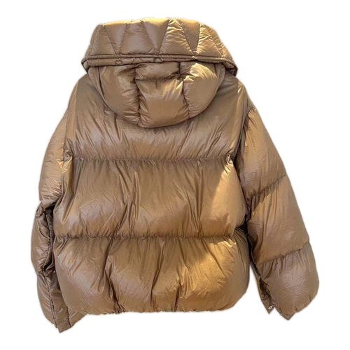 Moncler Borey Hooded Down Puffer Jacket — Bronze