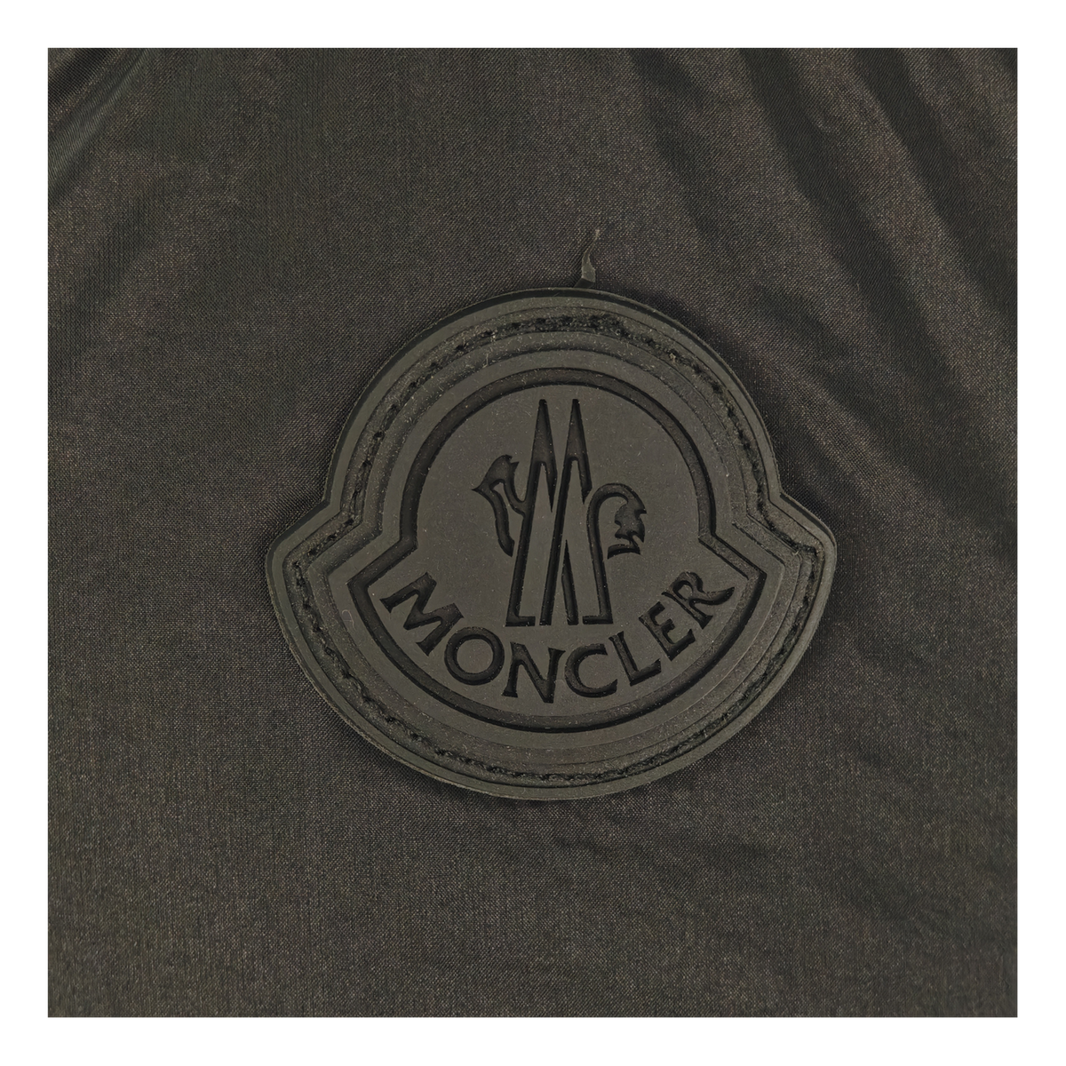 Moncler Tonal-Logo High-Collar Puffer Jacket – Black | Premium Down