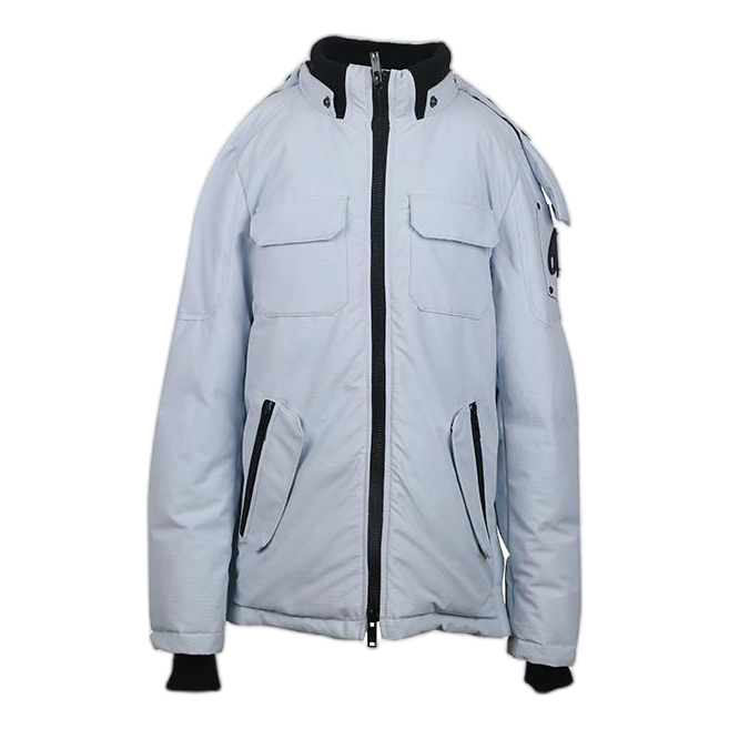 Moose Knuckles Contrast-Pocket Hooded Winter Parka | Colour Block Edition