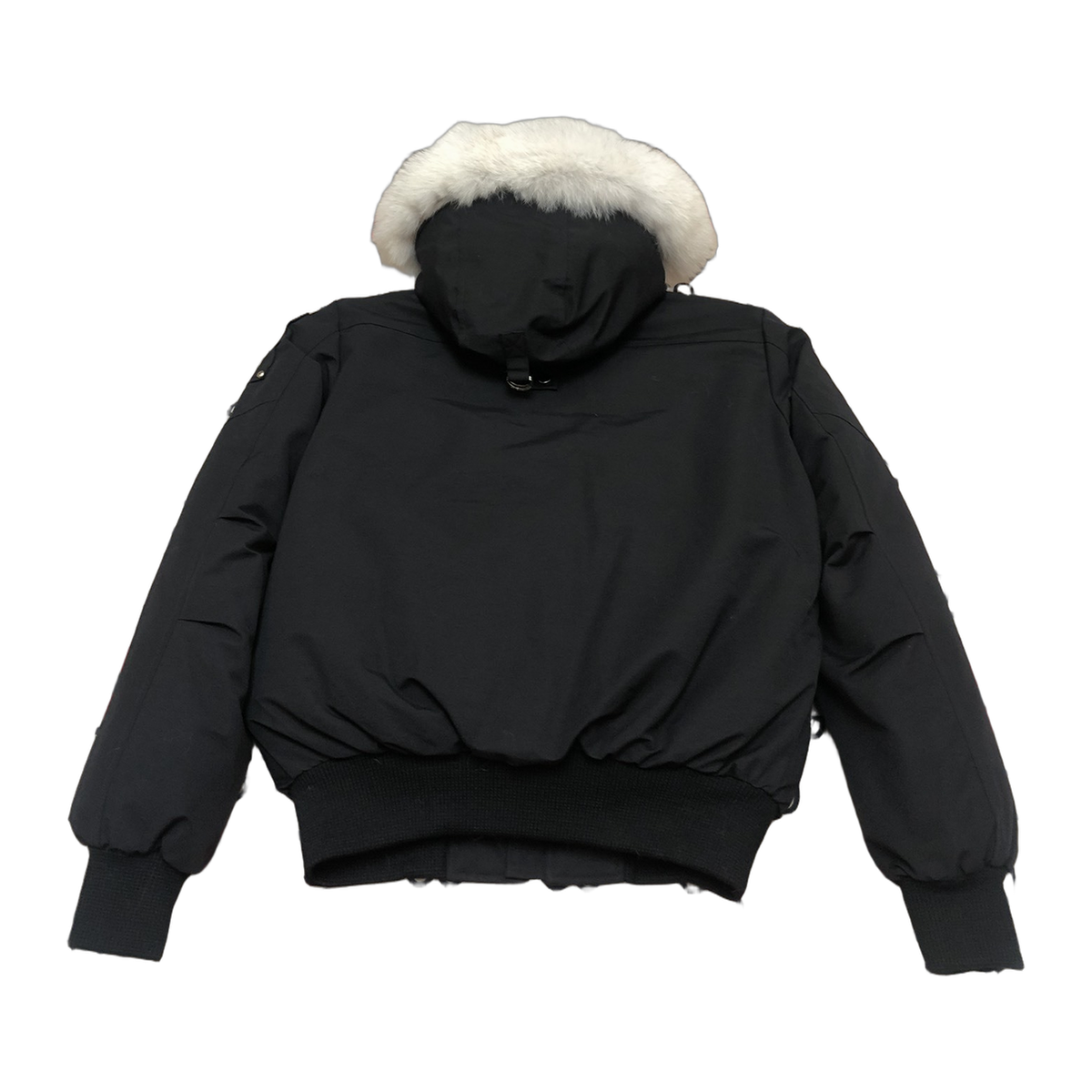 Moose Knuckles Men's Original Ballistic Shearling-Trim Bomber – Black | Canadian Down