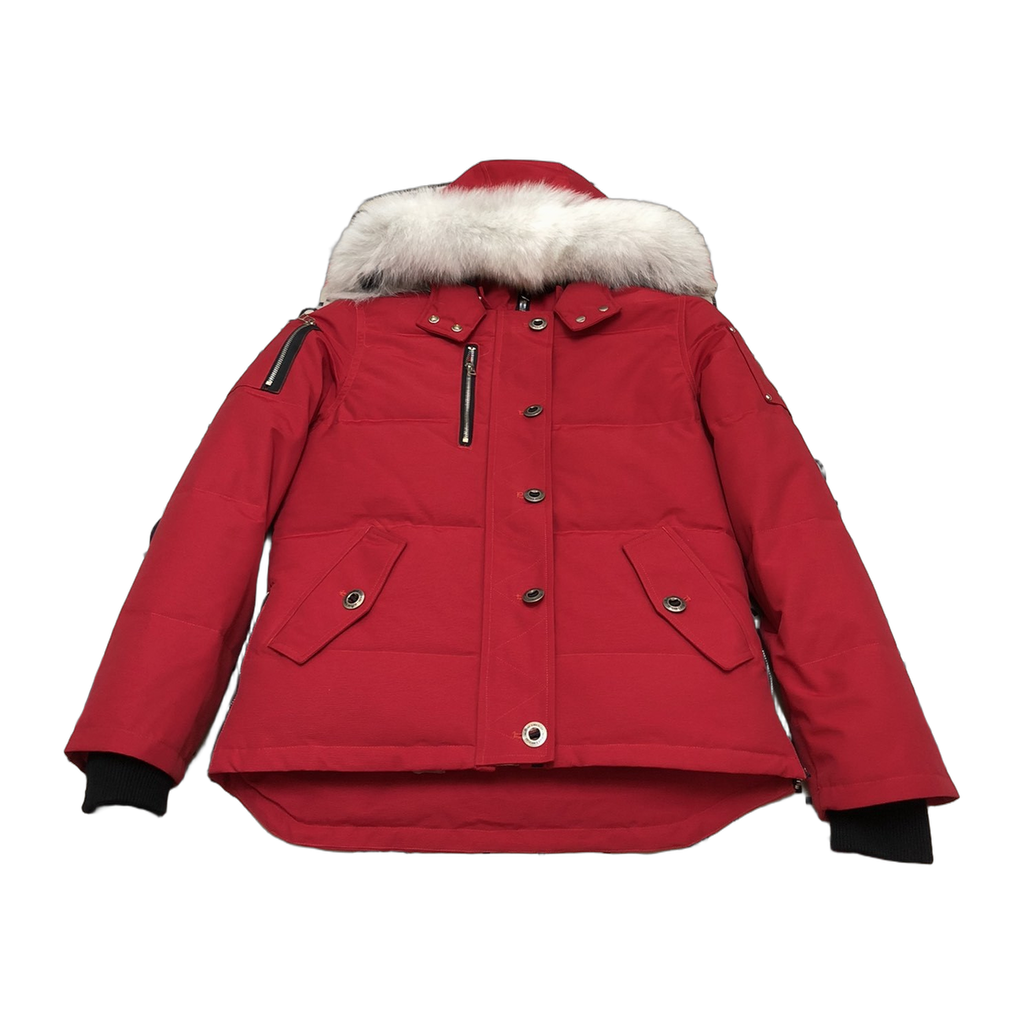 Moose Knuckles Women's Original Shearling-Trim 3Q Jacket – Navy | Classic Edition