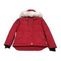 Moose Knuckles Women's Original Shearling-Trim 3Q Jacket – Navy | Classic Edition