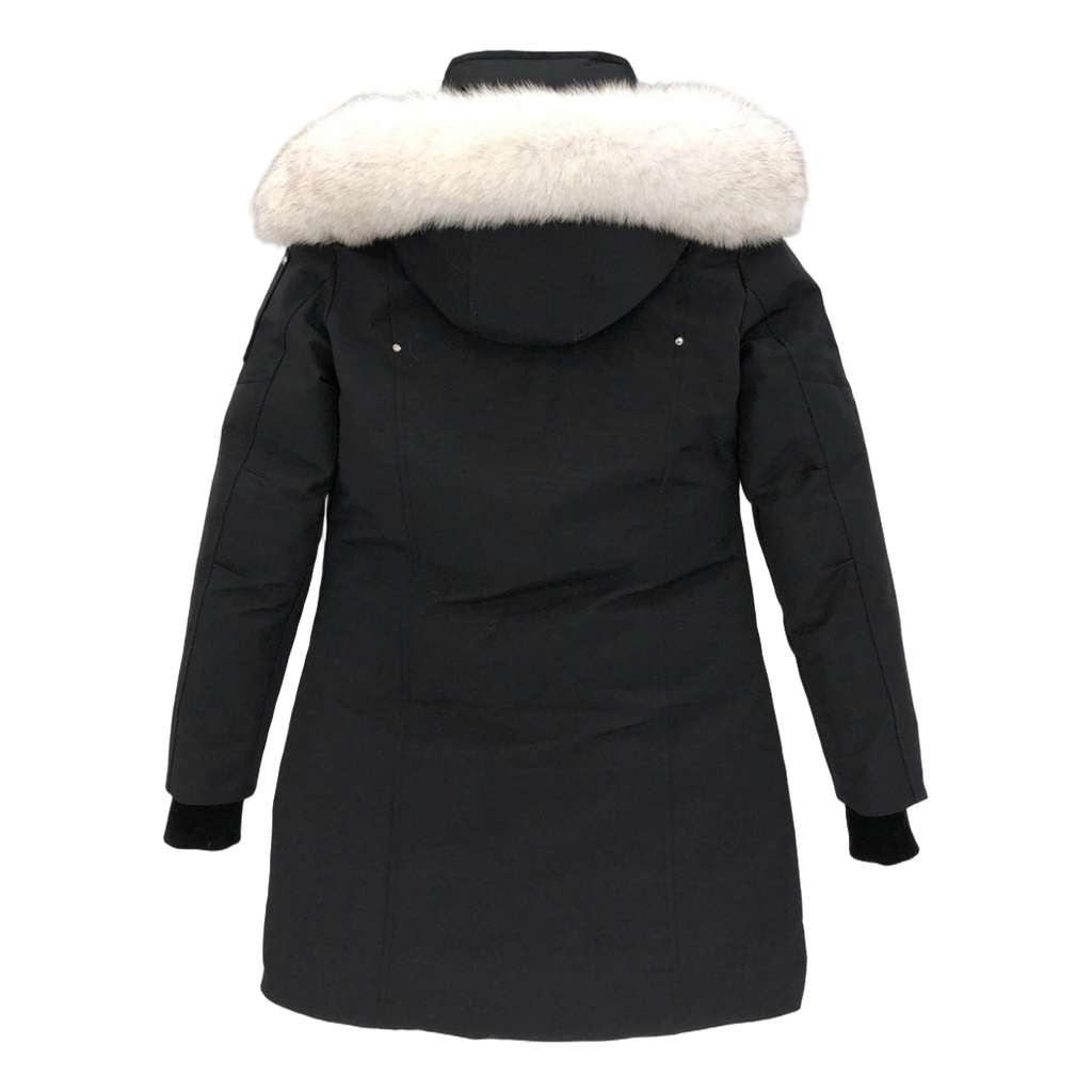Moose Knuckles Stirling Parka – White Fur Trim | Pom-Pom Signature