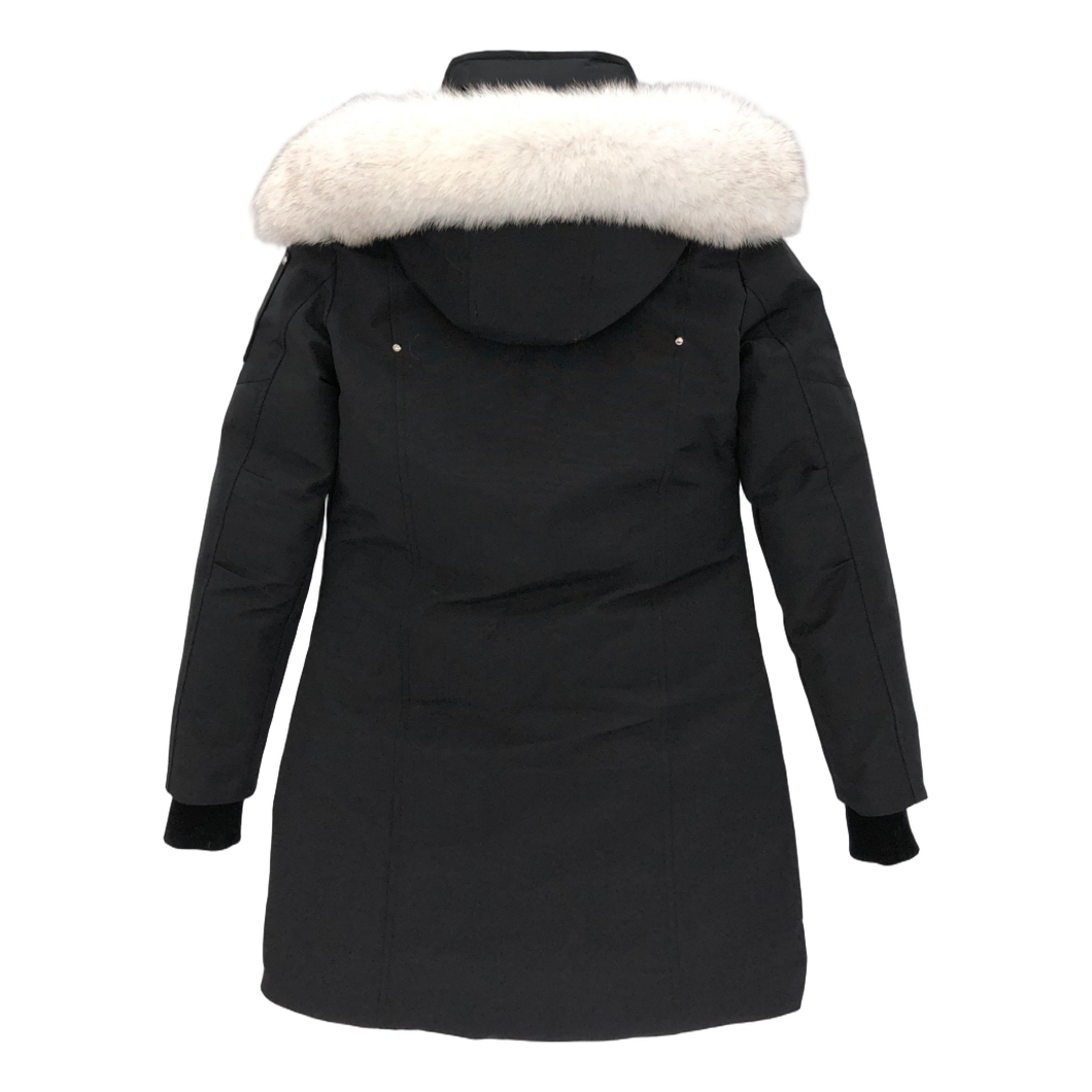 Moose Knuckles Stirling Parka – White Fur Trim | Pom-Pom Signature