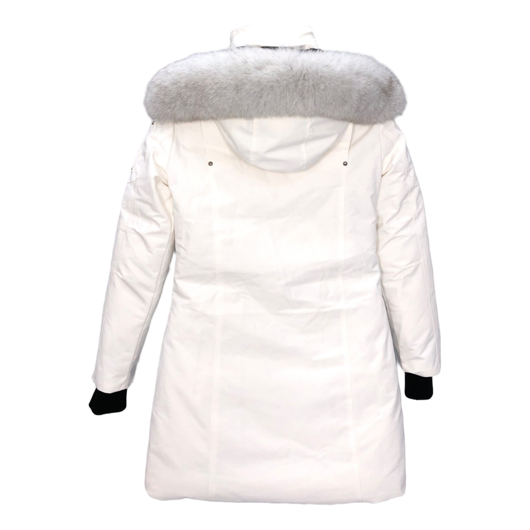 Moose Knuckles Stirling Parka – White Fur Trim | Canadian Down