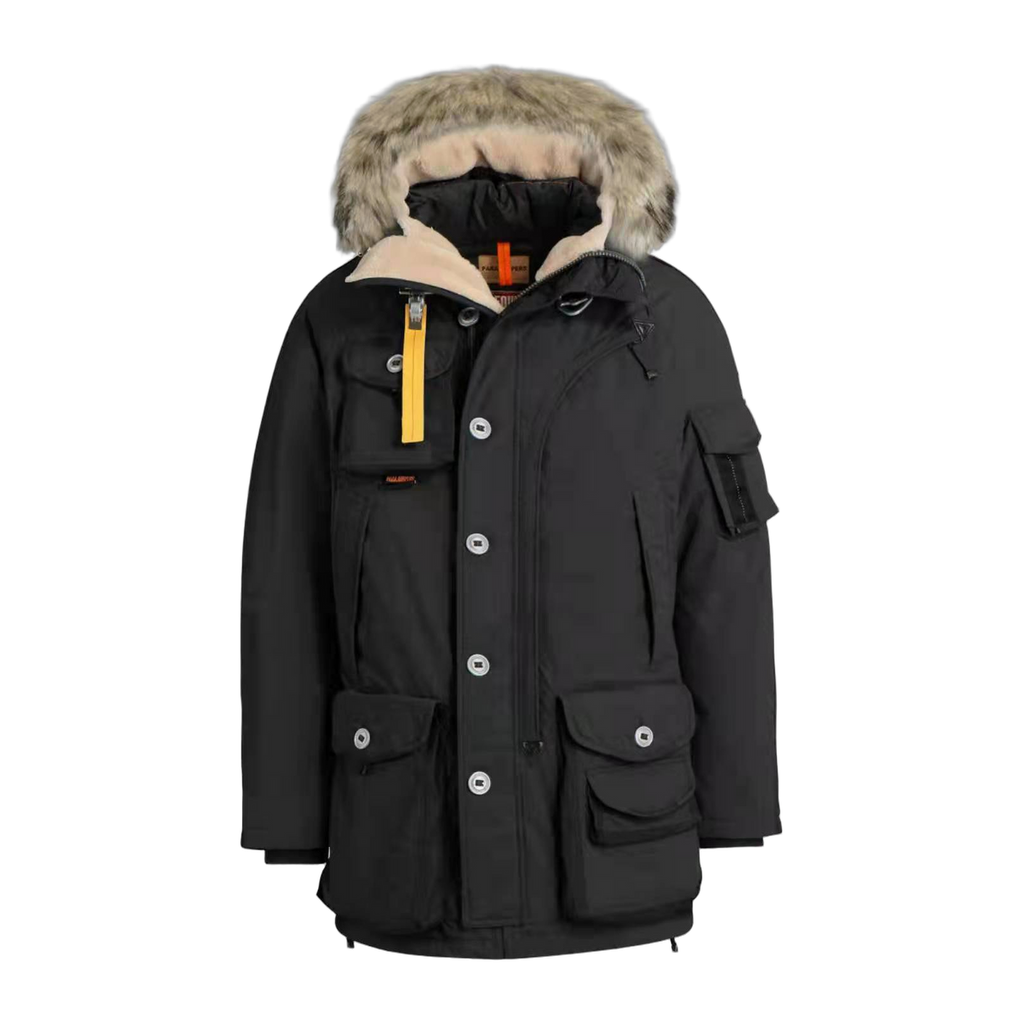 Parajumpers Gobi Fur-Trim Hooded Bomber Jacket – Premium Down