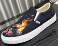 Vans Floral Flame Slip-On Shoes