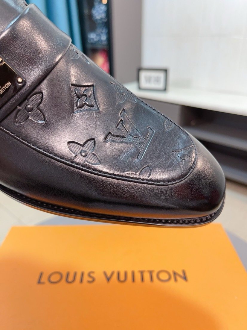 Louis Vuitton Leather Loafers