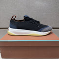 Loro Piana Men's Mixed-Material Low-Top Sneakers