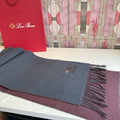 Loro Piana Reversible Fringed Scarf