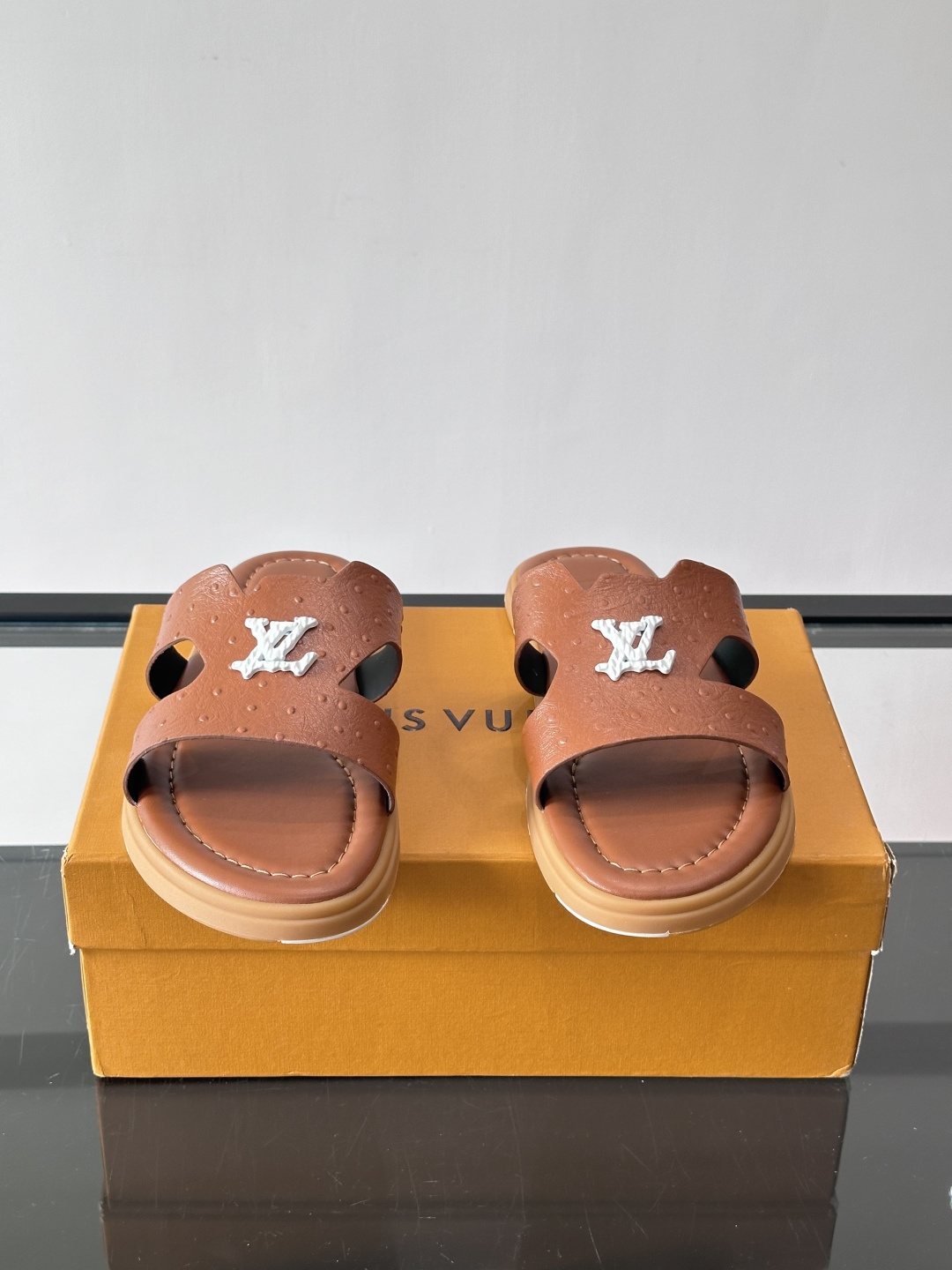 Louis Vuitton Isola Monogram Slide Sandals - Molded Footbed
