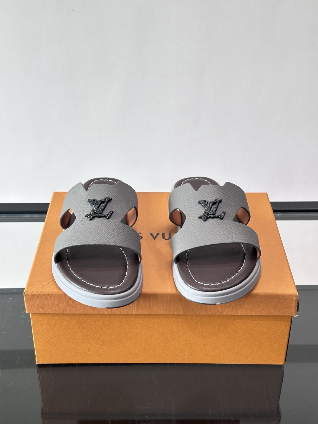 Louis Vuitton Isola Monogram Slide Sandals - Contoured Footbed