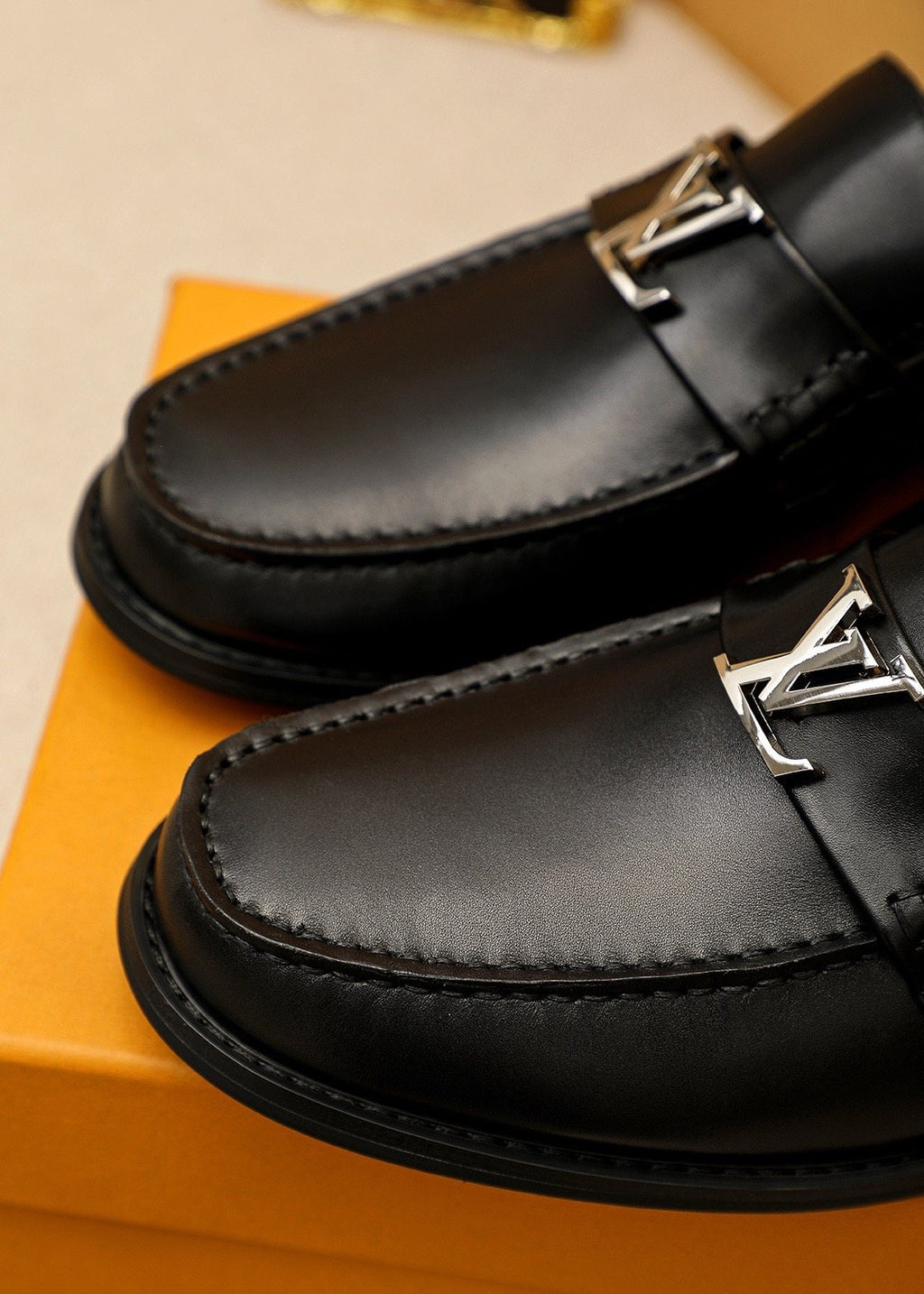 Louis Vuitton Black Hardware Loafers