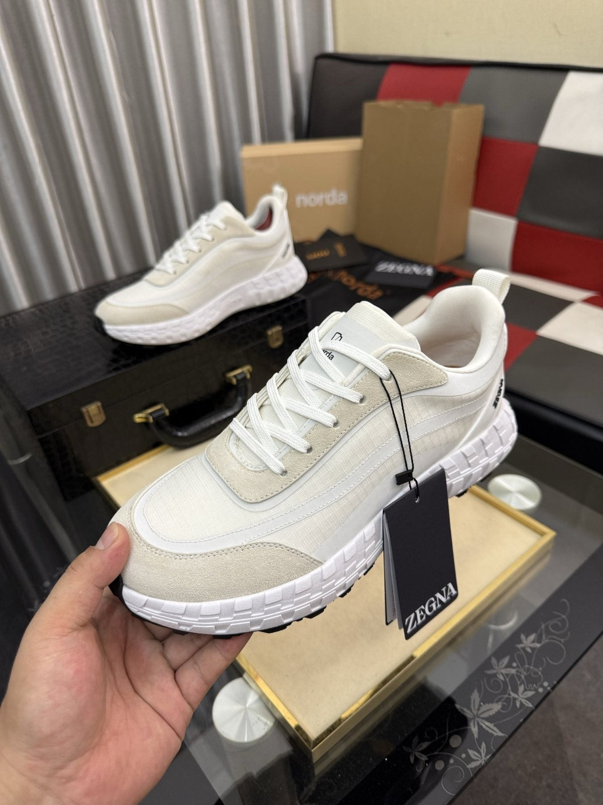 ZEGNA 001 Low-Top Running Shoes