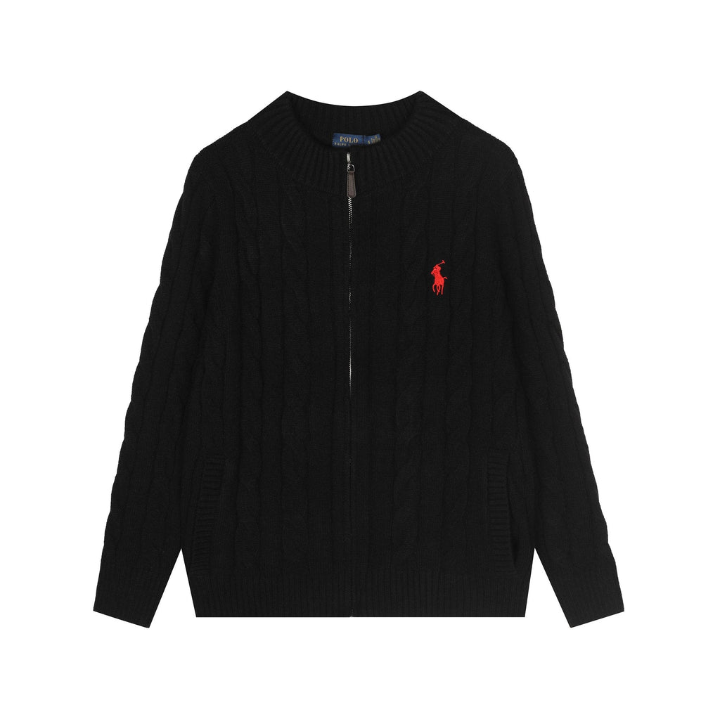 Ralph Lauren Cable-Knit Quarter-Zip Sweater
