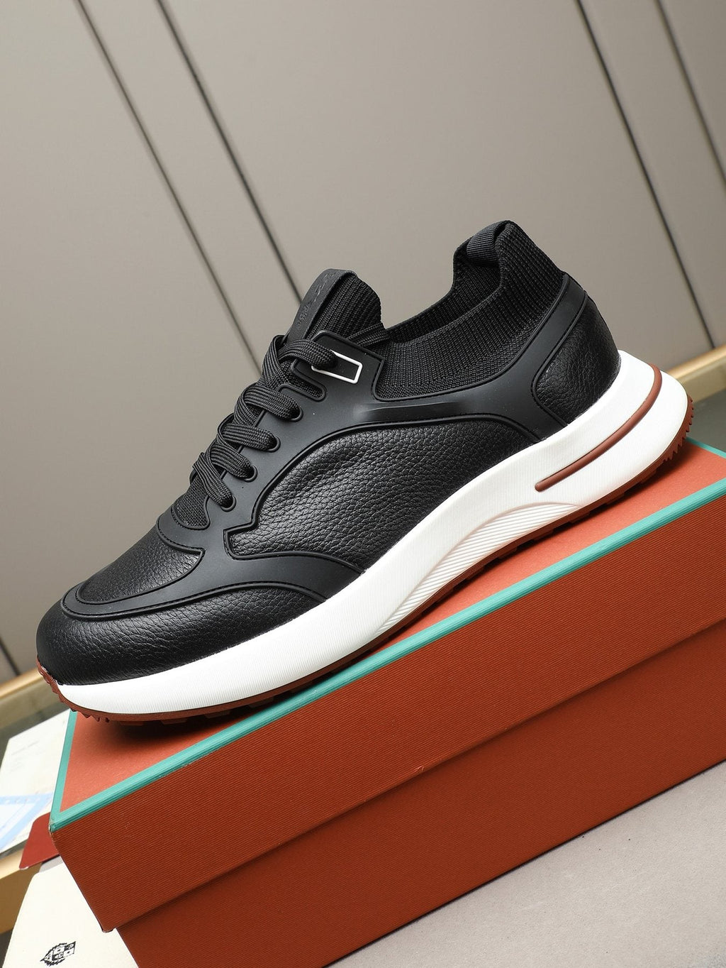 Loro Piana Paneled Low-Top Sneakers