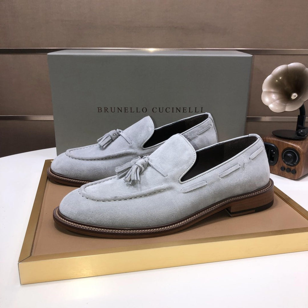 Brunello Cucinelli Men's Tassel Loafers - Rubber Sole
