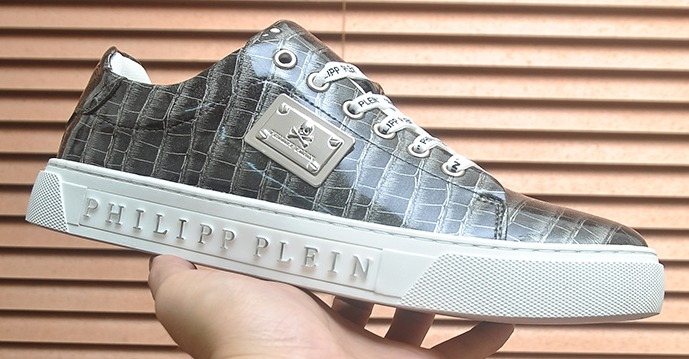 Philipp Plein Plaid Low-Top Sneakers