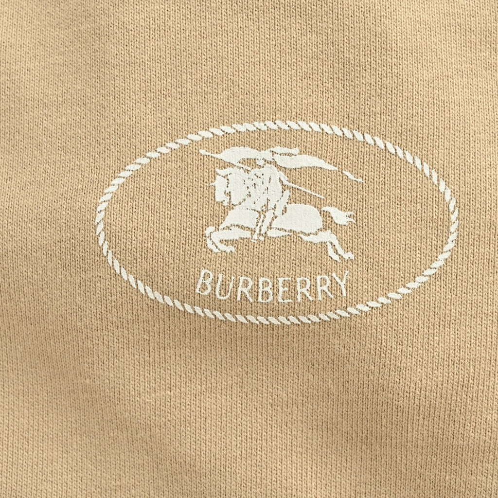 Burberry 25FW Back Pocket Equestrian Knight Cross-Stitch Embroidery Jogger Trousers Khaki