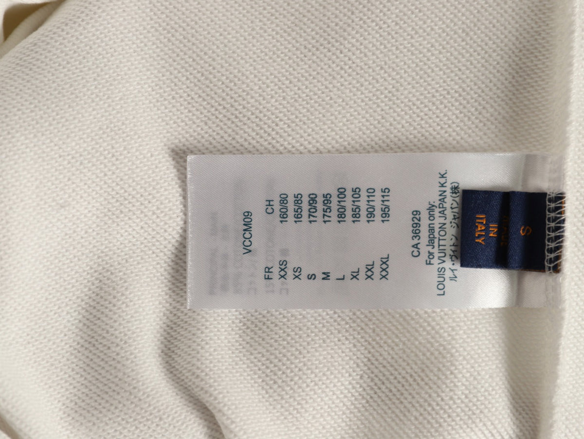 Louis Vuitton Monogram-Style Hood and Drawstring Pullover Hoodie - Cream